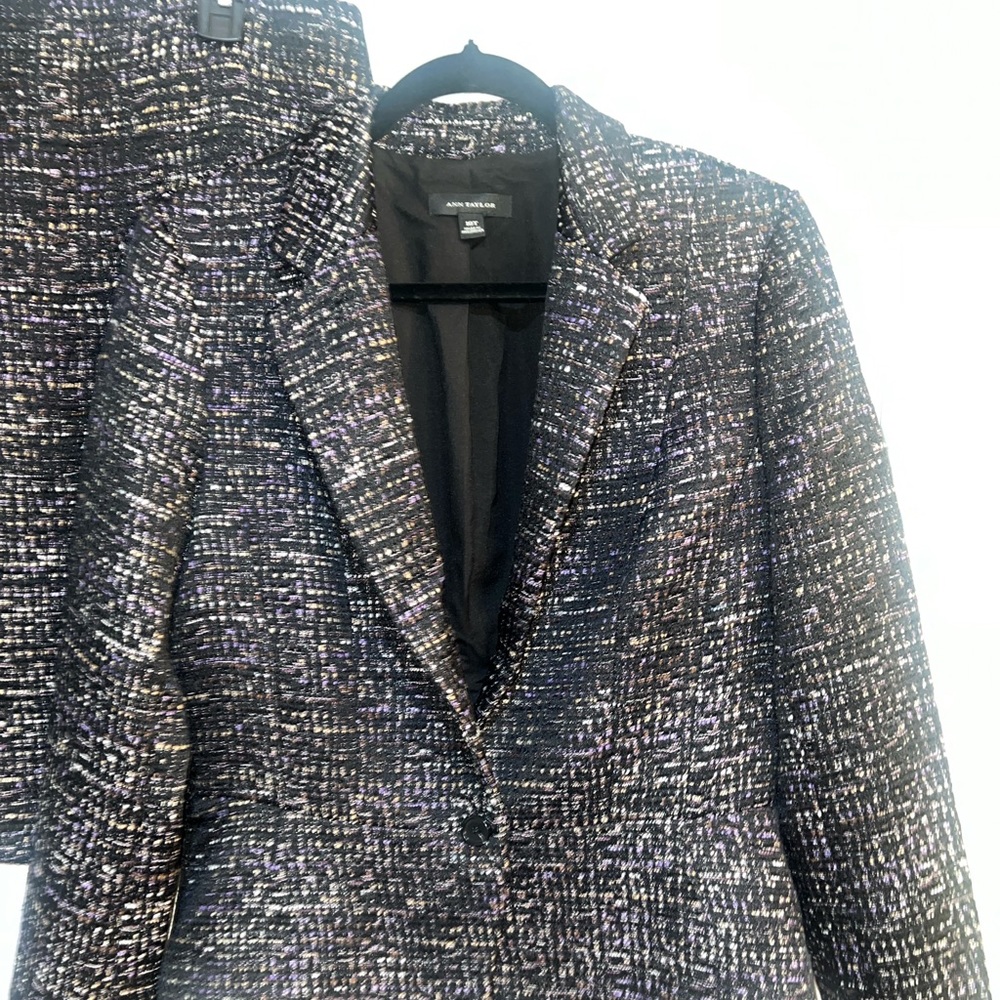 SOLD Ann Taylor Tweed Blazer and Skirt